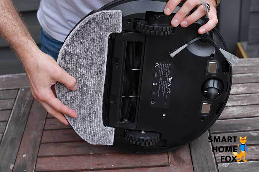 Wischmopp des Proscenic M8 PRO in der Nahaufnahme